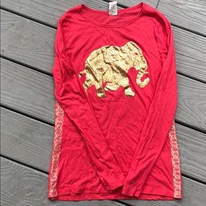 Crew cuts elephant shirt